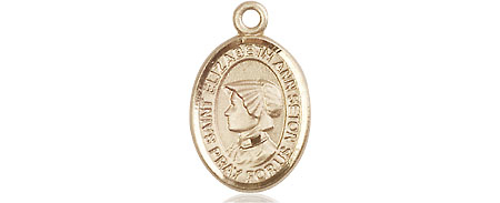 14kt Gold Filled Saint Elizabeth Ann Seton Medal