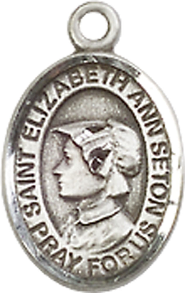 Sterling Silver Saint Elizabeth Ann Seton Medal