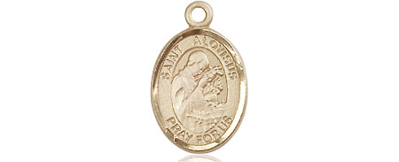 14kt Gold Filled Saint Aloysius Gonzaga Medal