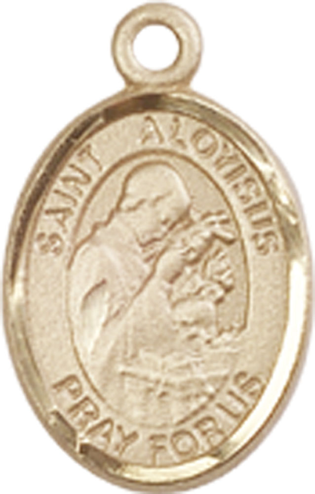 14kt Gold Filled Saint Aloysius Gonzaga Medal