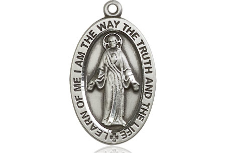 Sterling Silver Scapular Medal