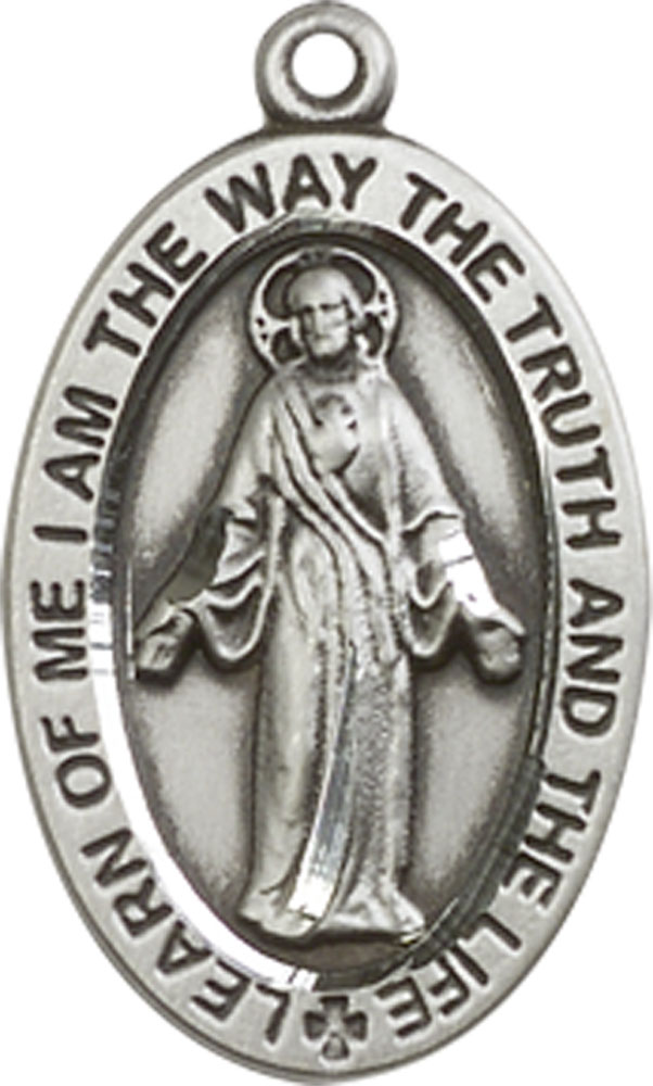 Sterling Silver Scapular Medal