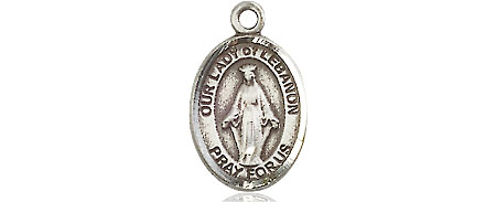 Sterling Silver Our Lady of Lebanon Medal