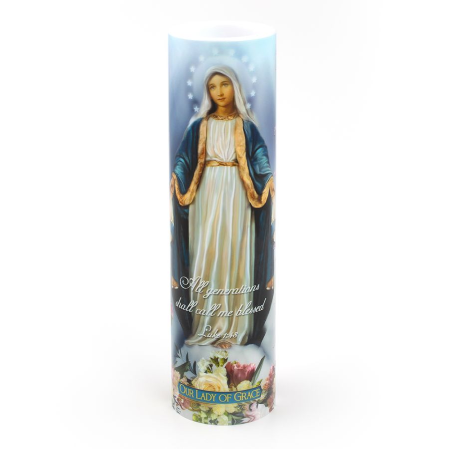 LED Candle Lady of Grace