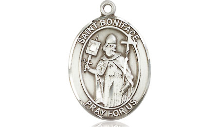 Sterling Silver Saint Boniface Medal