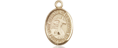 14kt Gold Filled Saint Bernard of Clairvaux Medal