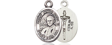 Sterling Silver Saint John Paul II Medal