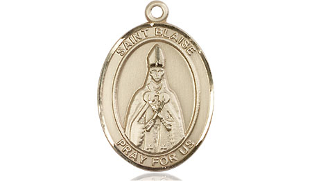 14kt Gold Filled Saint Blaise Medal