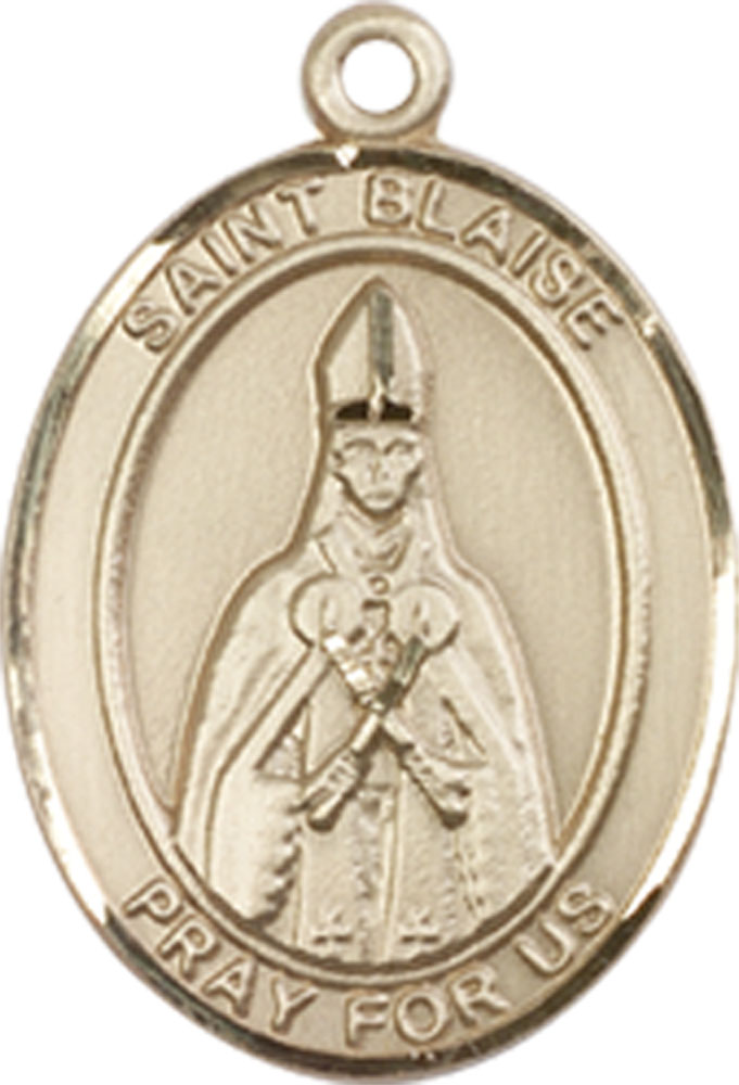 14kt Gold Filled Saint Blaise Medal