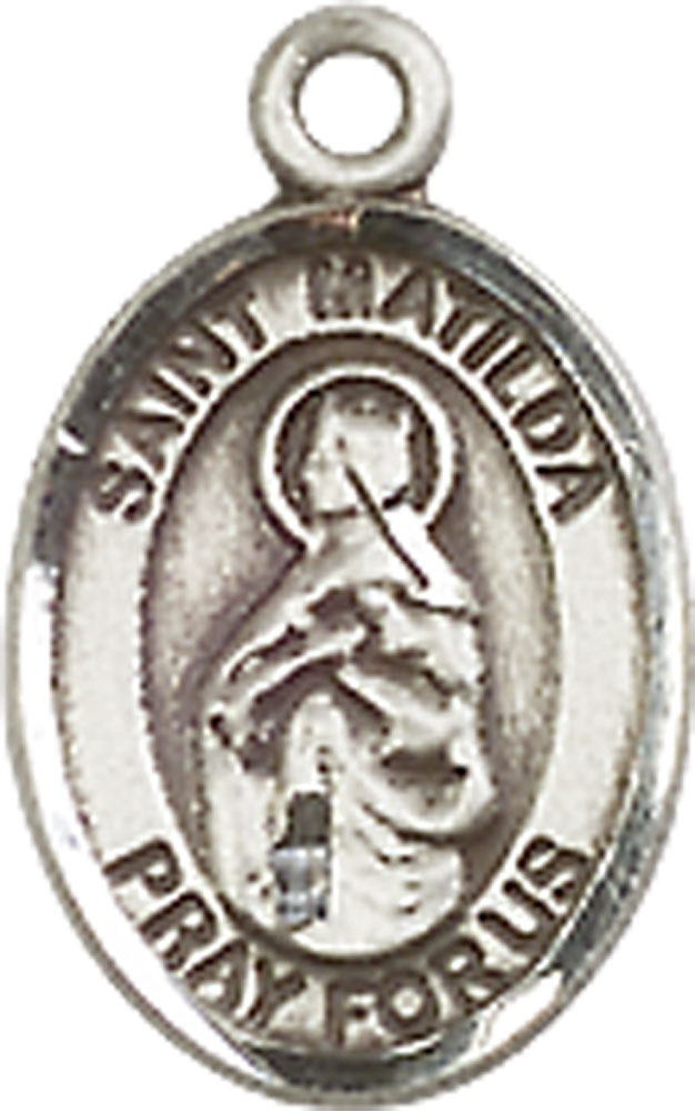 Sterling Silver Saint Matilda Medal