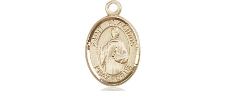 14kt Gold Filled Saint Placidus Medal
