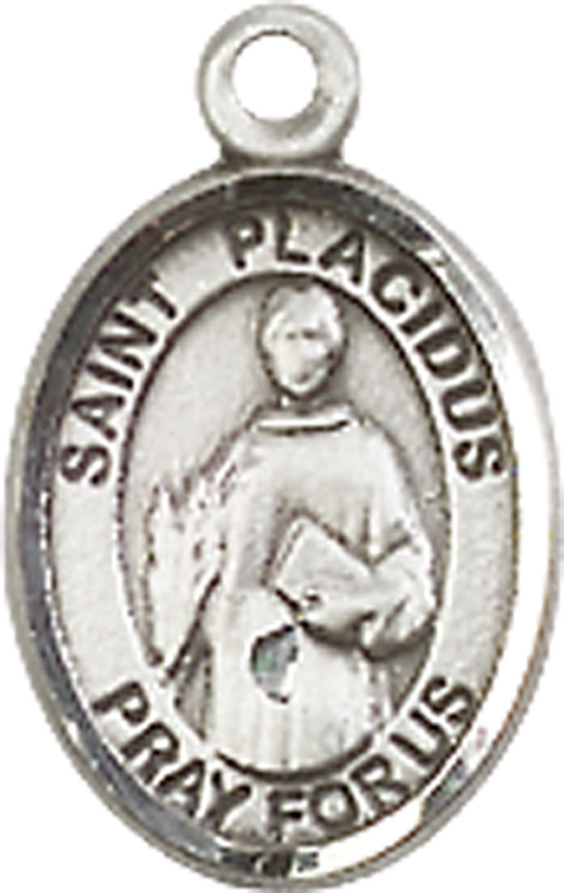 Sterling Silver Saint Placidus Medal