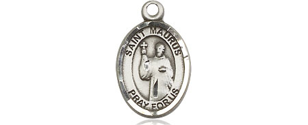 Sterling Silver Saint Maurus Medal