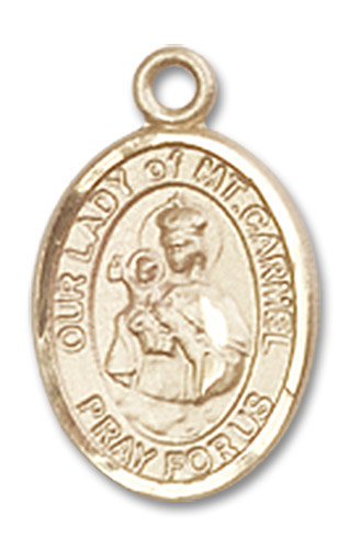 14kt Gold Filled Our Lady of Mount Carmel Medal