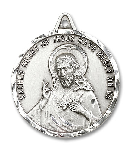 Sterling Silver Scapular Medal