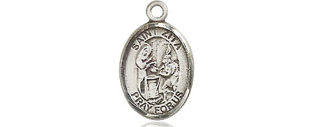 Sterling Silver Saint Zita Medal