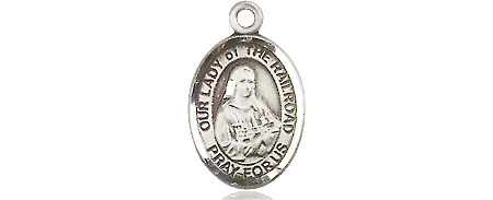 Sterling Silver Our Lady of the Railroad Medal