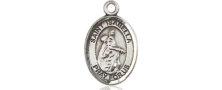 Sterling Silver Saint Isabella of Portugal Medal