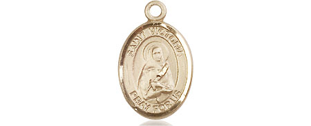 14kt Gold Filled Saint Victoria Medal