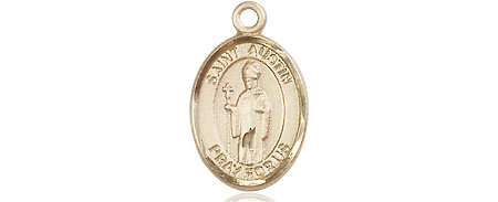 14kt Gold Filled Saint Austin Medal