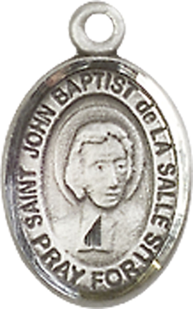 Sterling Silver Saint John Baptist de la Salle Medal