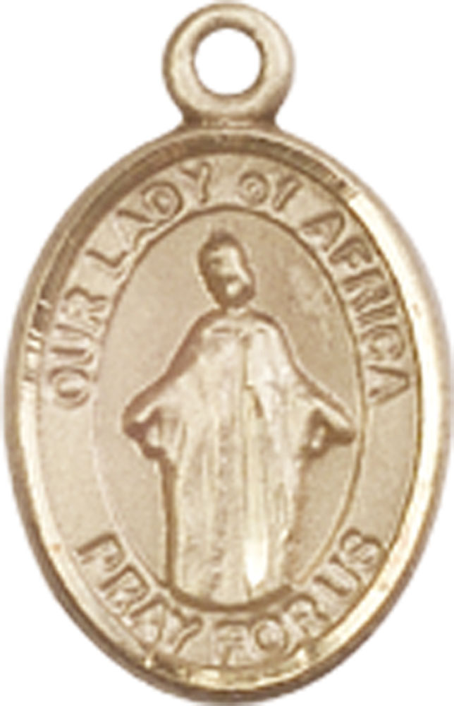 14kt Gold Filled Our Lady of Africa Medal