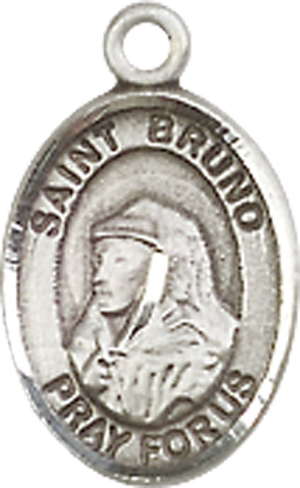 Sterling Silver Saint Bruno Medal