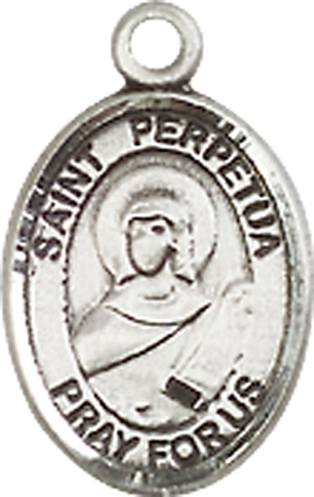 Sterling Silver Saint Perpetua Medal