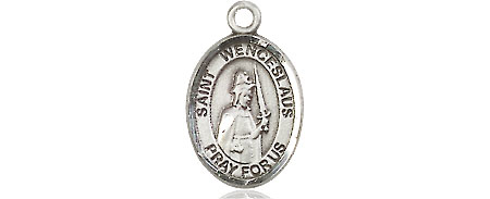 Sterling Silver Saint Wenceslaus Medal