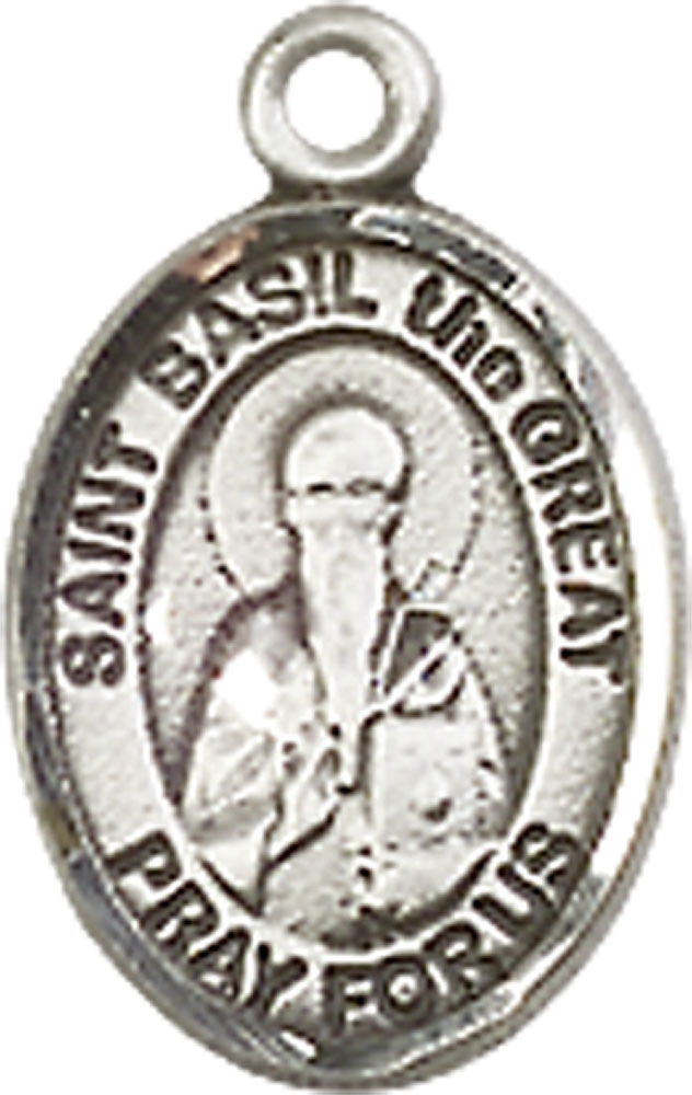 Sterling Silver Saint Basil the Great Medal