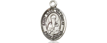 Sterling Silver Saint Basil the Great Medal