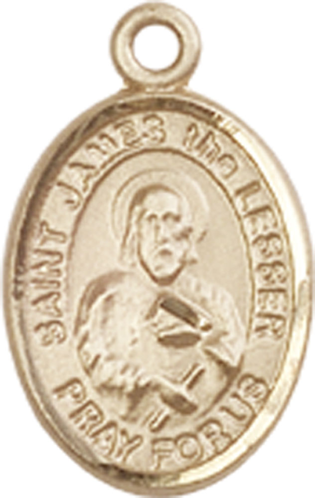 14kt Gold Filled Saint James the Lesser Medal