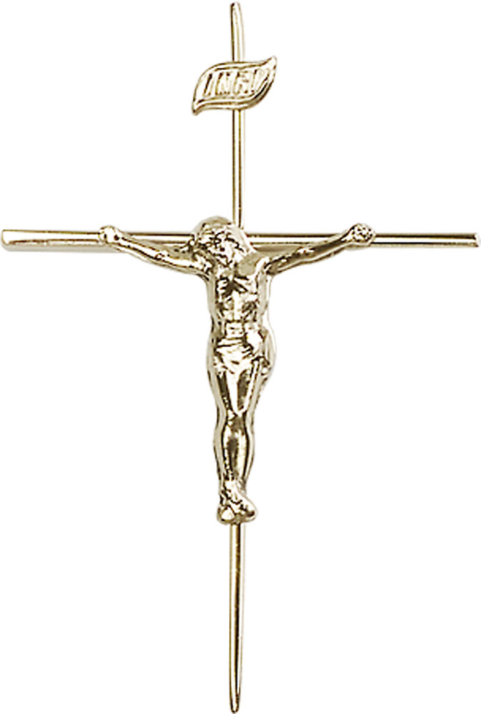 14kt Gold Filled Crucifix Medal