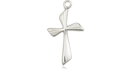 Sterling Silver Cross Medal