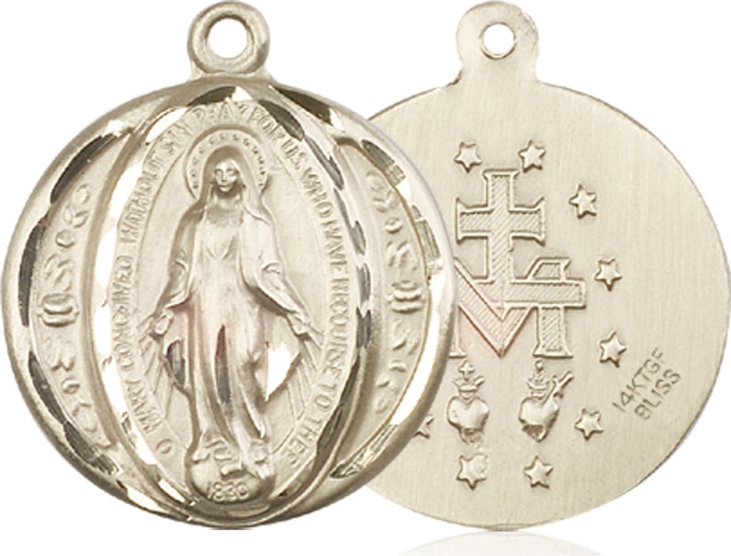 14kt Gold Filled Miraculous Medal
