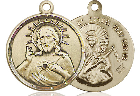 14kt Gold Filled Scapular Medal