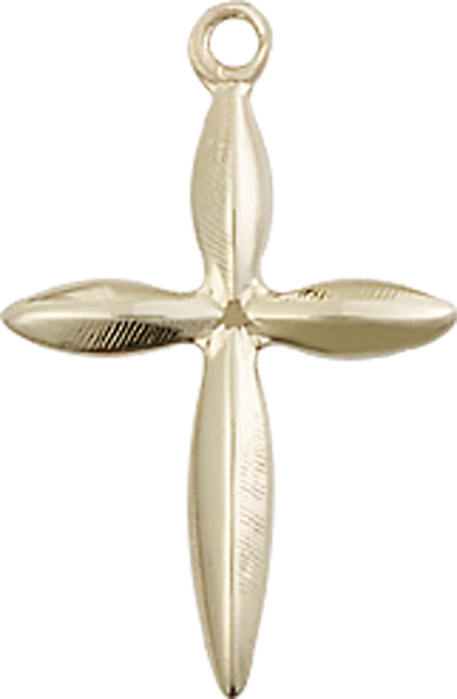 14kt Gold Filled Cross Medal