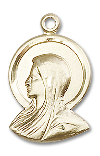 14kt Gold Filled Madonna Medal