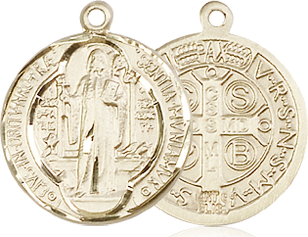 14kt Gold Filled Saint Benedict Medal