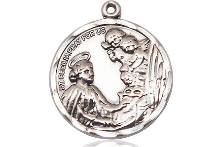 Sterling Silver Saint Cecilia Medal