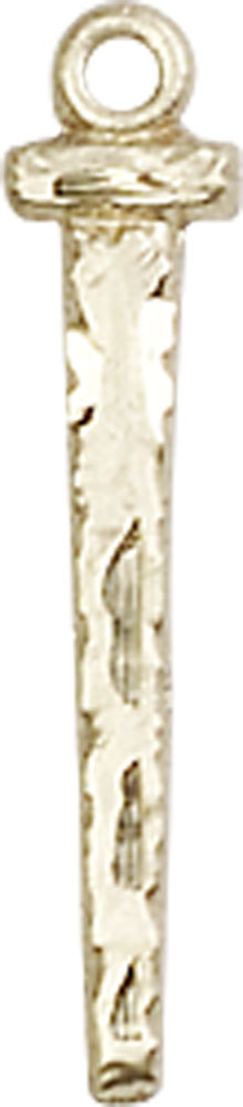 14kt Gold Filled Nail Medal