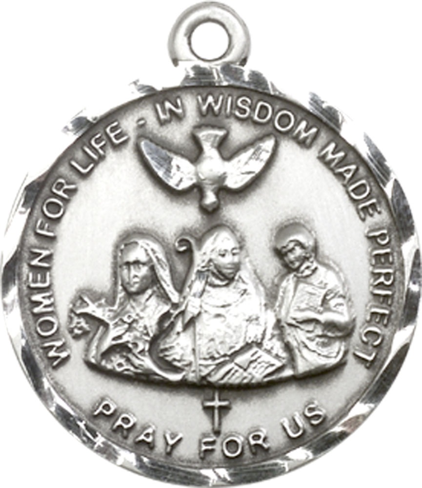 Sterling Silver 3-Doctors Medal