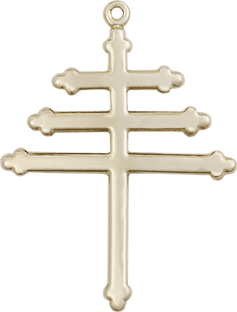 14kt Gold Filled Maronite Cross Medal