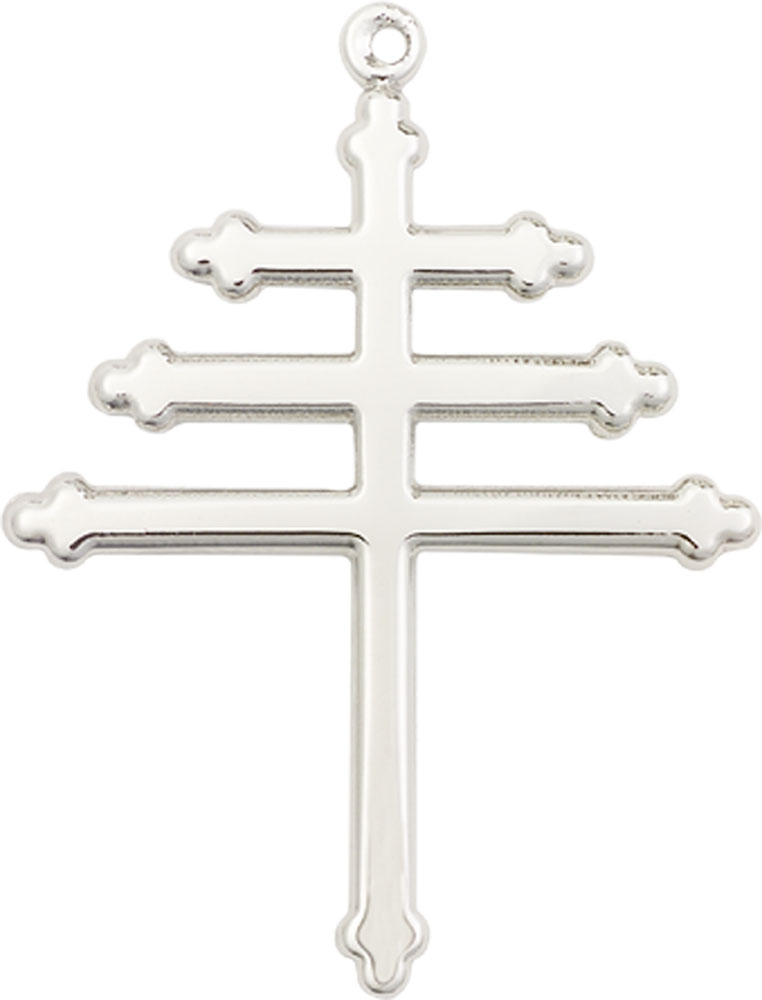 Sterling Silver Maronite Cross Medal