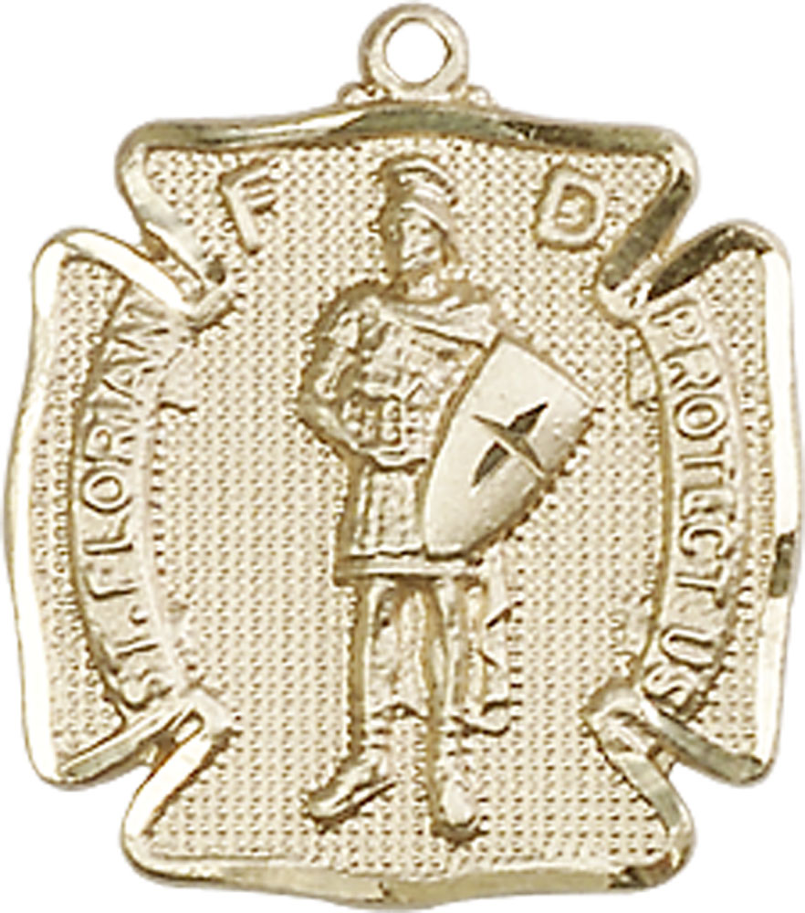 14kt Gold Filled Saint Florian Medal