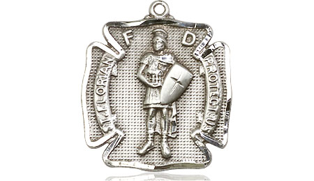 Sterling Silver Saint Florian Medal