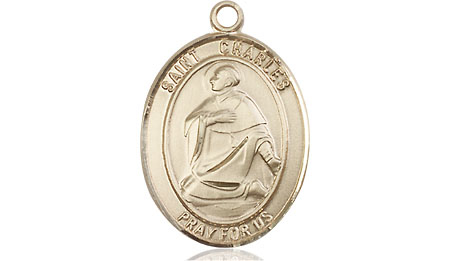 14kt Gold Filled Saint Charles Borromeo Medal