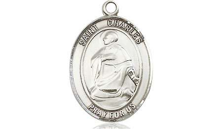 Sterling Silver Saint Charles Borromeo Medal