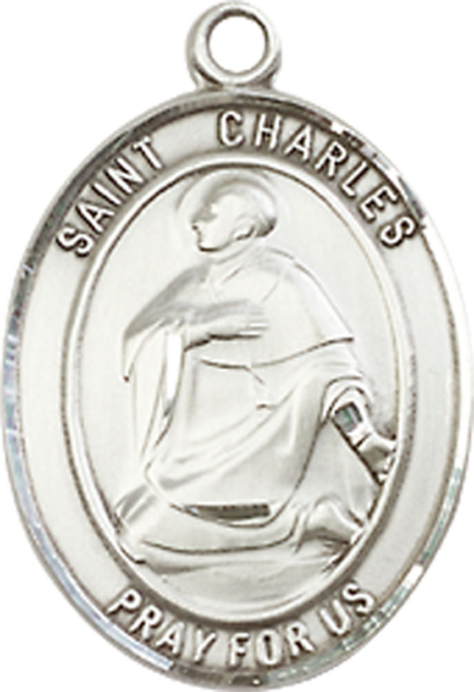 Sterling Silver Saint Charles Borromeo Medal
