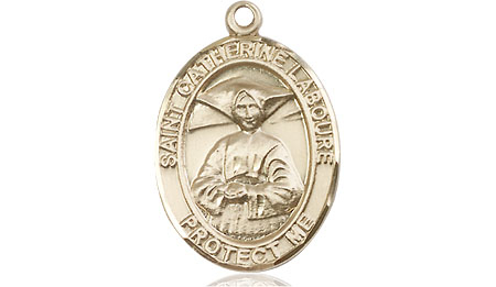 14kt Gold Filled Saint Catherine Laboure Medal